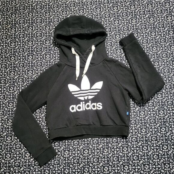 Adidas Cropped Hoodie    - Picture 1 of 8